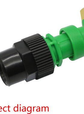 Plastic 3/4 Inch to 1/2 Inch Female Thread Reducing Joint Ga