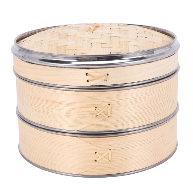 Thick Stainless Steel Side Steamer, Steamed Cedar Steamed Bu - 图0