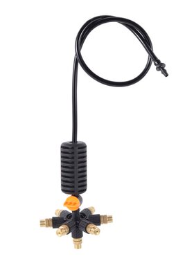 4 Type Multi-way Adjustable Brass Misting Nozzle Kit Garden