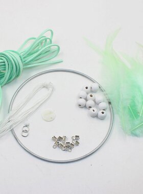 Hot ！Fashion DIY Crochet Feather Kit Hanging Decoration Wa