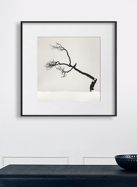 客厅餐厅装饰画现代简约黑白系列壁画沙发背景玄关小众艺术挂画