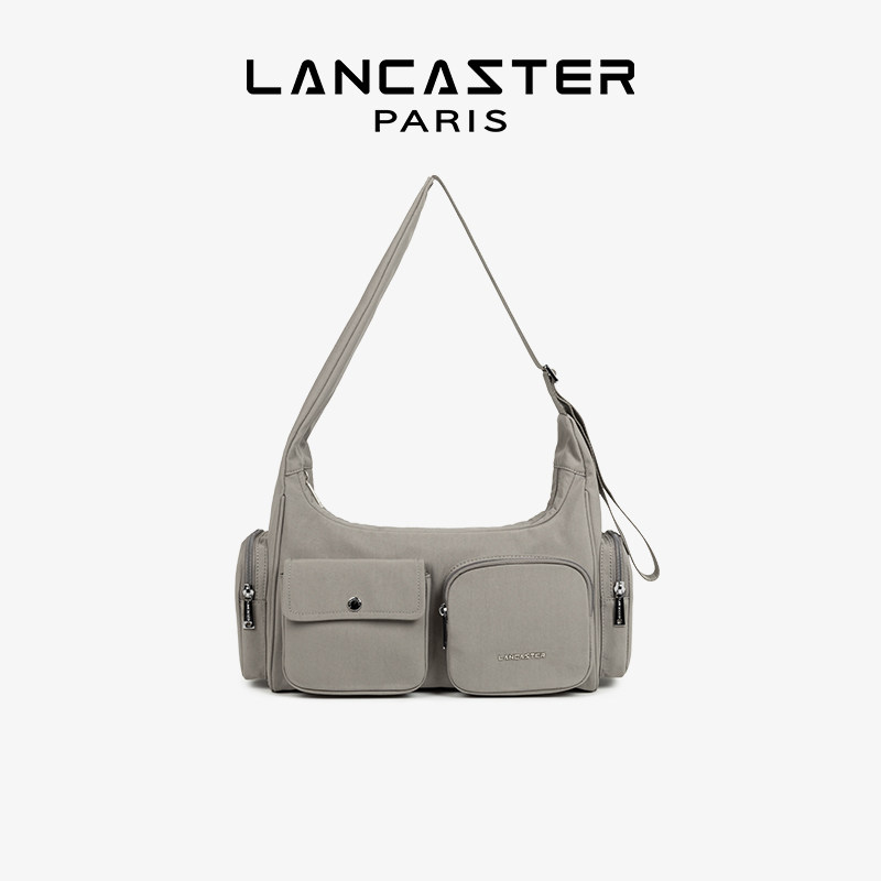 Lancaster兰卡斯特 Basic Pocket系列多口袋轻便机车包腋下单肩包,淘宝优惠券,粉丝福利购,淘宝优惠卷