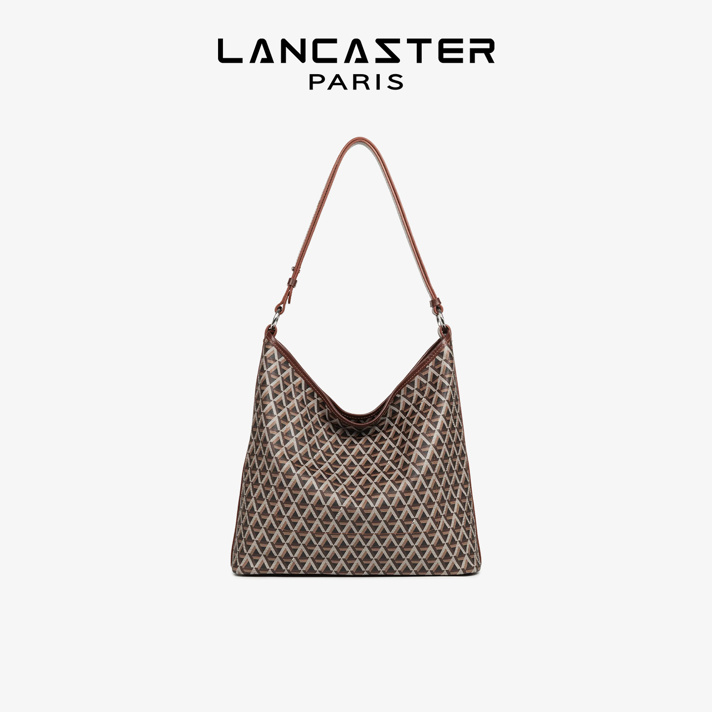 Lancaster Ikon IT系列经典老花松弛感流浪大容量通勤HOBO托特包