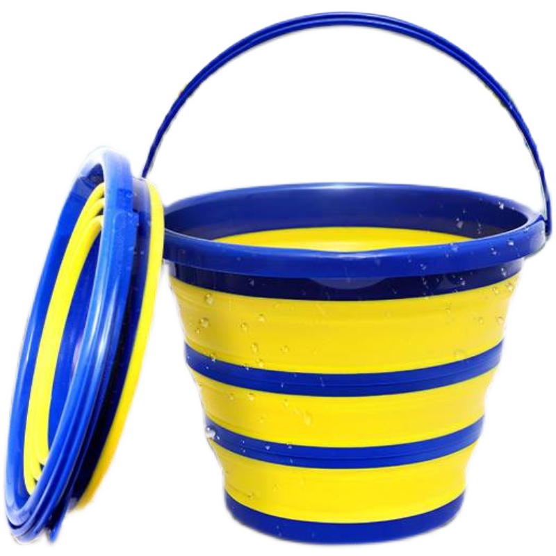 固特异车载伸缩可折叠水桶便携式钓鱼打水桶户外储水桶洗车专用桶 - 图3