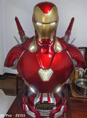 漫威大型比钢铁侠全身mk玻璃钢雕塑k商场客厅装饰落地大摆件