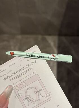 hellokitty可爱卡通一字夹心刘海发夹高颜值碎发夹发卡头饰