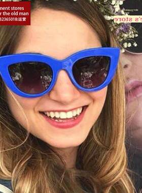 欧美猫眼眼镜Ladies eye-Glasses students sunglasses Очки