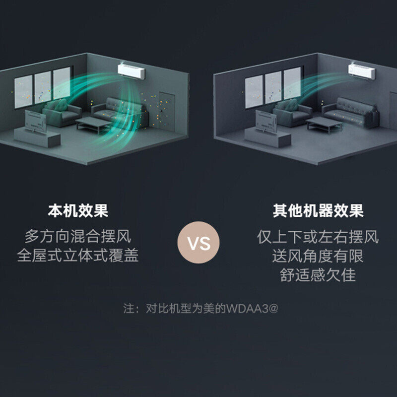 美的风尊挂机新一级能效1匹空调 美的冠美空调