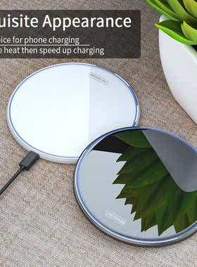 DCAE QI 15W Wireless Charger For iPhone 11 XS XR X 8 Airpod