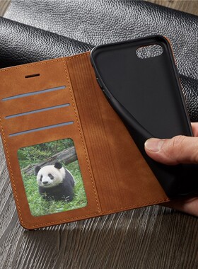 Forwenw Flip Stand Leather Case For iPhone SE 2020 8 7 6 6S