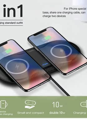 FDGAO 20W Fast Qi Wireless Charger For Samsung S10 S20 Dual