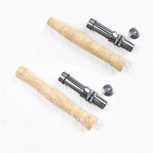 Cork Fly Fishing Rod Handle Grip with Reel Seat Fishing Rod - 图0