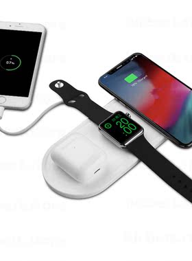 3 in 1 Wireless Charger Pad for iPhone Wireless Charging In