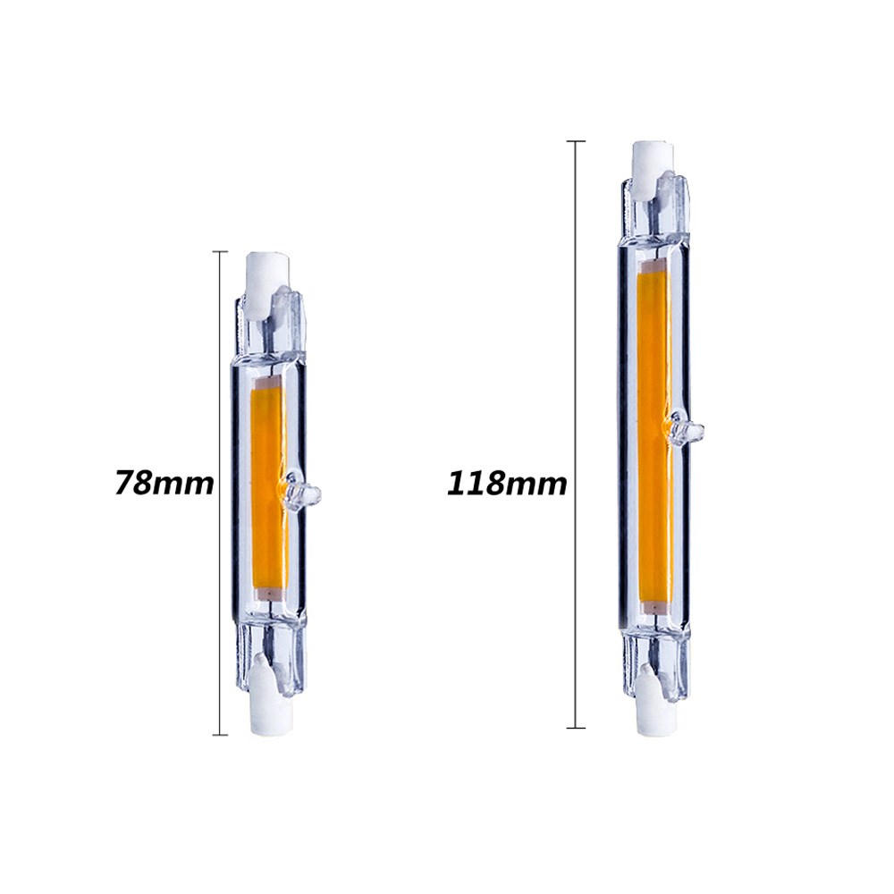 R7S 78mm 118mm LED Flood Light Bulb 15W 30W 40W r7s cob glas - 图0