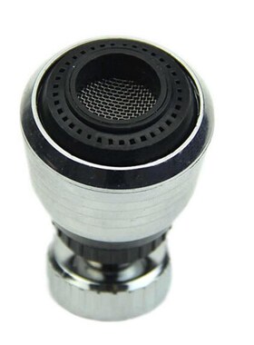Silver Black Fashion 360 Rotary Aeration Water-saving Faucet