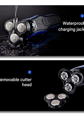 HOT Multifunctional 3D Floating Shaver Men's Razor Beard Tr