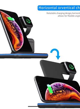 15W Qi Wireless Charger Stand Holder Station Fast Charging