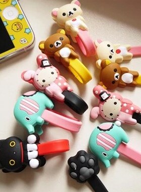 New 10 PCS Lovely Elephant Bear Cartoon Cable Winder Headpho