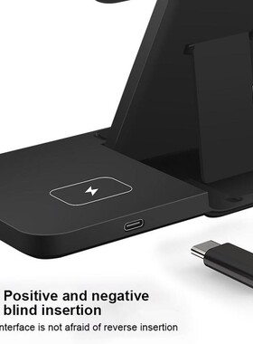 15W Qi Wireless Charger Stand 3 In 1 For IPhone 12 11 XS XR