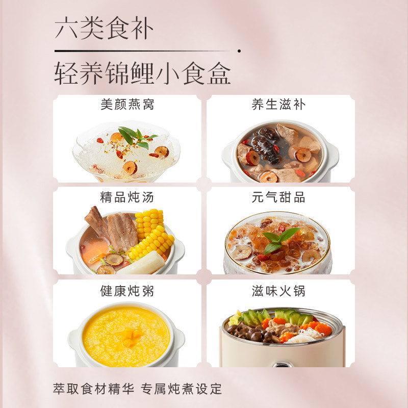 milpick云顾小电炖锅煲汤神器专业 云顾电炖/煮粥锅/文火炉