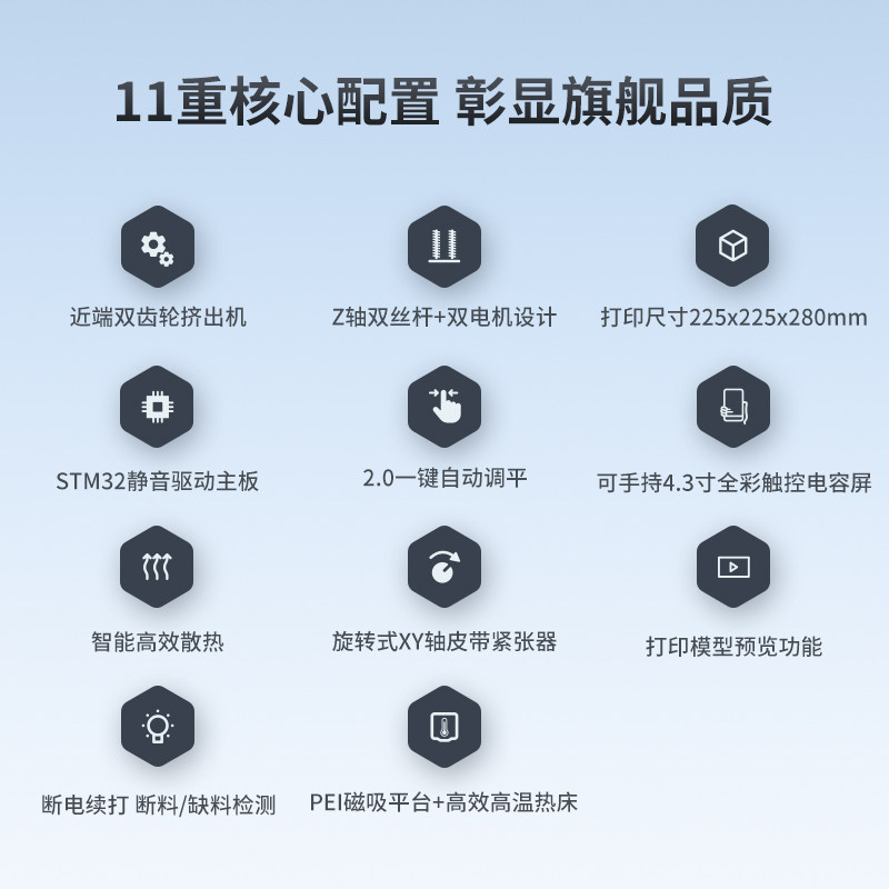 elegoo /智能派海王星3d fdm打印机 ELEGOO3D打印机