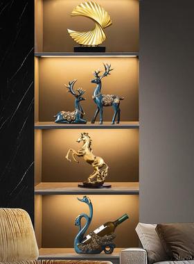 现代轻奢桌面玄关摆件家居客厅酒柜电视柜装饰品房间摆设乔迁礼品