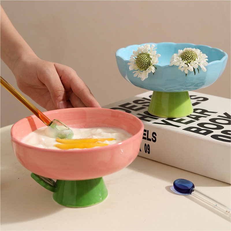 陶瓷宠物碗高脚保护颈椎防黑下巴防打翻狗狗饭碗猫咪食具宠物用品,淘宝优惠券,粉丝福利购,淘宝优惠卷