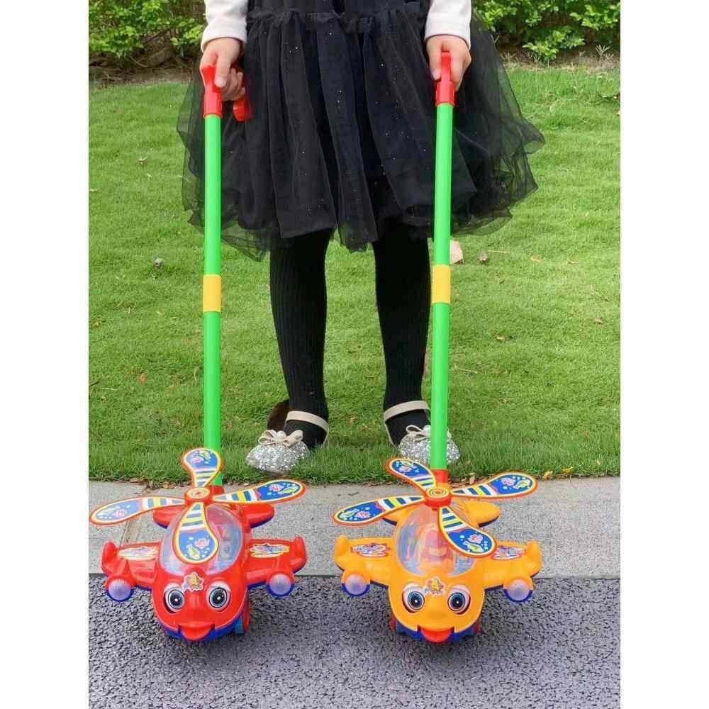 幼儿推推乐玩具手推车1到3岁带音乐2025款宝宝学步儿童户外小飞机,淘宝优惠券,粉丝福利购,淘宝优惠卷