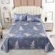 Summer ice silk mat three-piece set sheets folding air conditioning soft mat washable naked sleeping double bedding
