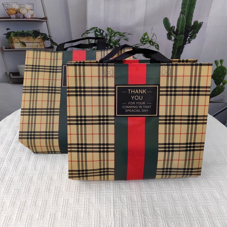 新款覆膜无纺布男女童装服装店手提袋子礼品塑料袋子批发定制logo,淘宝优惠券,粉丝福利购,淘宝优惠卷