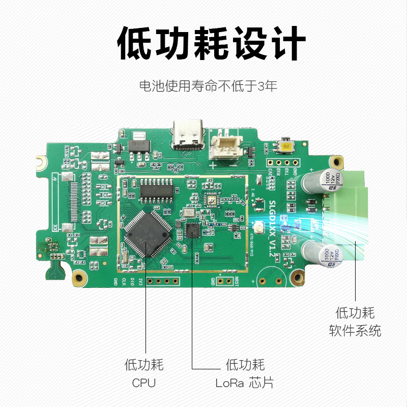 LoRa水浸传感器电池供电远程报警污水处理机房环境监测物联网平台 - 图0