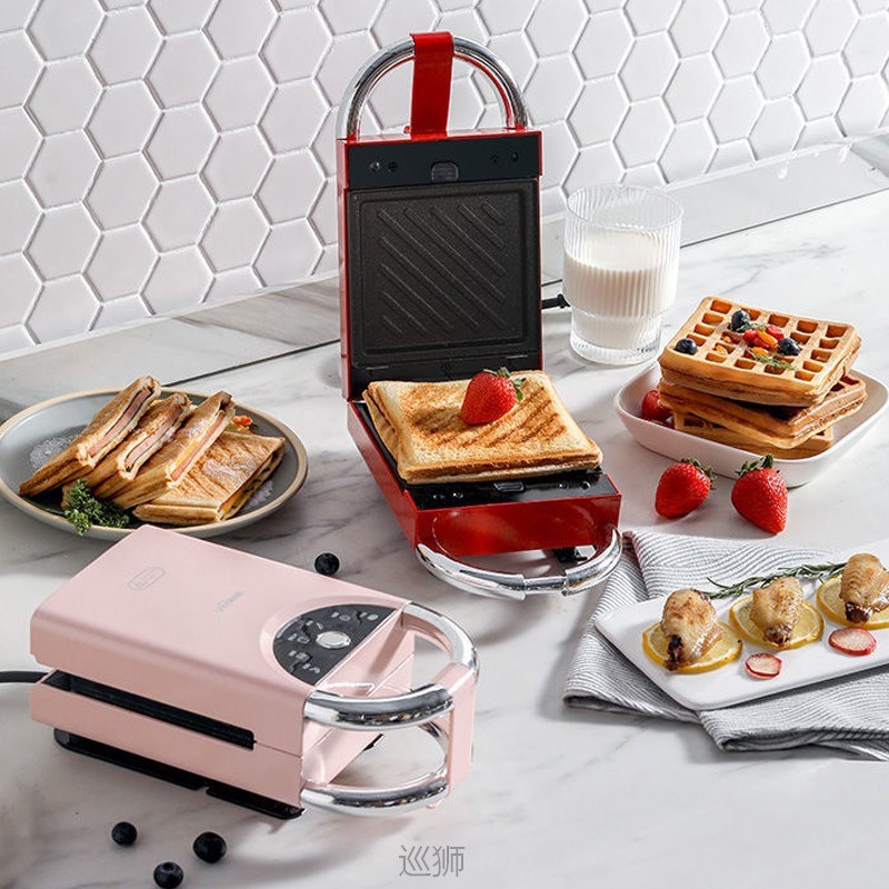 Electric Sandwich Maker Waffle Maker Toaster Baking Multi-ba - 图1