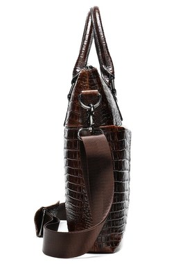 WESTAL Men Briefcase Men's Bag Genuine Leather Office Bags