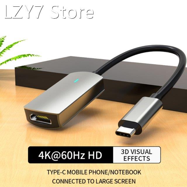 K1KF Type C to HDMI-compatible 4K 60Hz Converter Mobile Phon