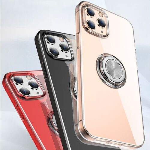 For Apple iphone 12 Pro Max Case With Ring Stand Magnet Sof - 图0