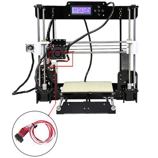 3D Printer Accessories MK8 Hot-End Kit Extruder with Nozzle - 图3