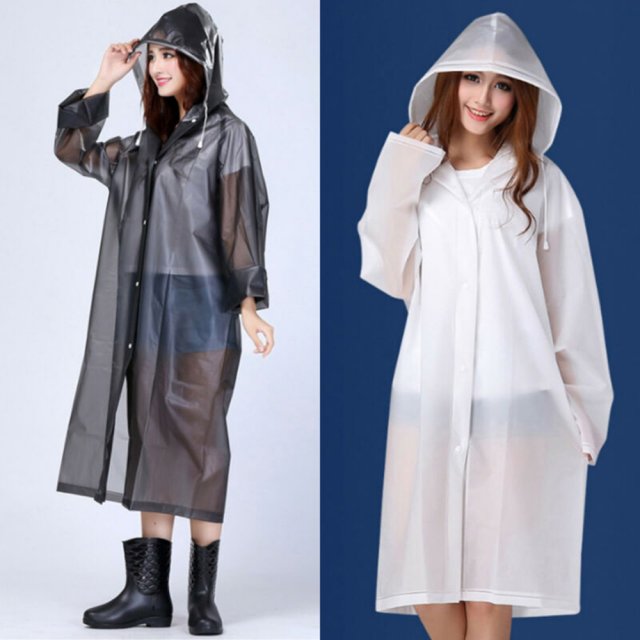 Raincoat Women Men Impermeable Thickened Waterproof Raincoat - 图2