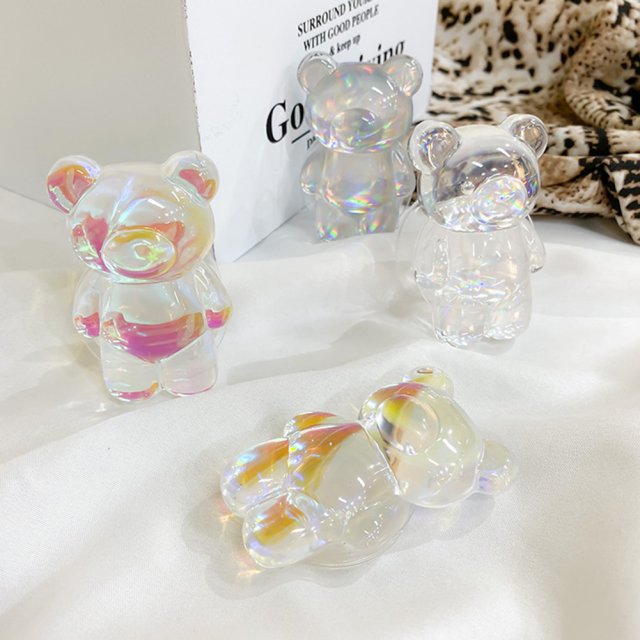 Cute 3D Cartoon Bear Phone Ring Holder Griptok Support For i - 图2