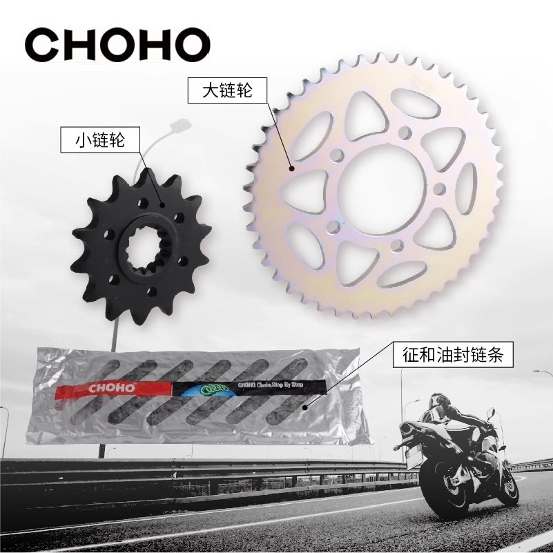 征和旗舰店适用摩托车贝纳利幼狮BJ500 BJ502C链轮牙征和油封链条,淘宝优惠券,粉丝福利购,淘宝优惠卷