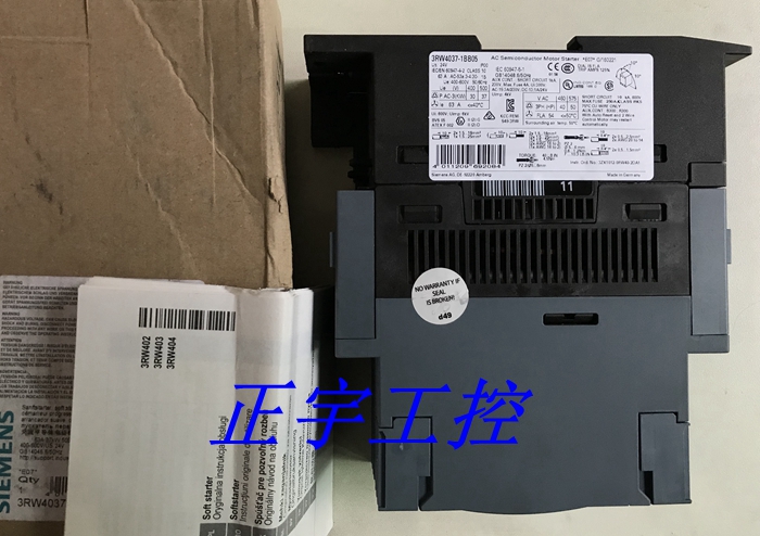 全新软起动器3RW4037-1BB05现货！-图0