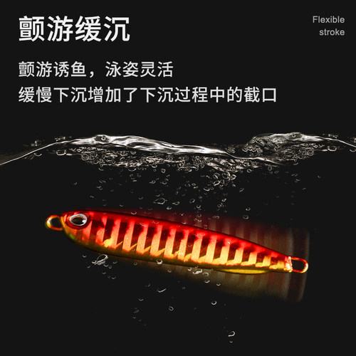 特价路亚假饵小铁板亮片夜光远投淡水海钓鲈鱼翘嘴通杀路亚竿假饵 - 图1