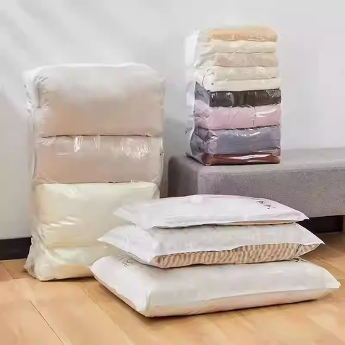 【下单立减50】立体收纳压缩袋抽压两用换季衣服棉被真空收纳WT4 - 图1
