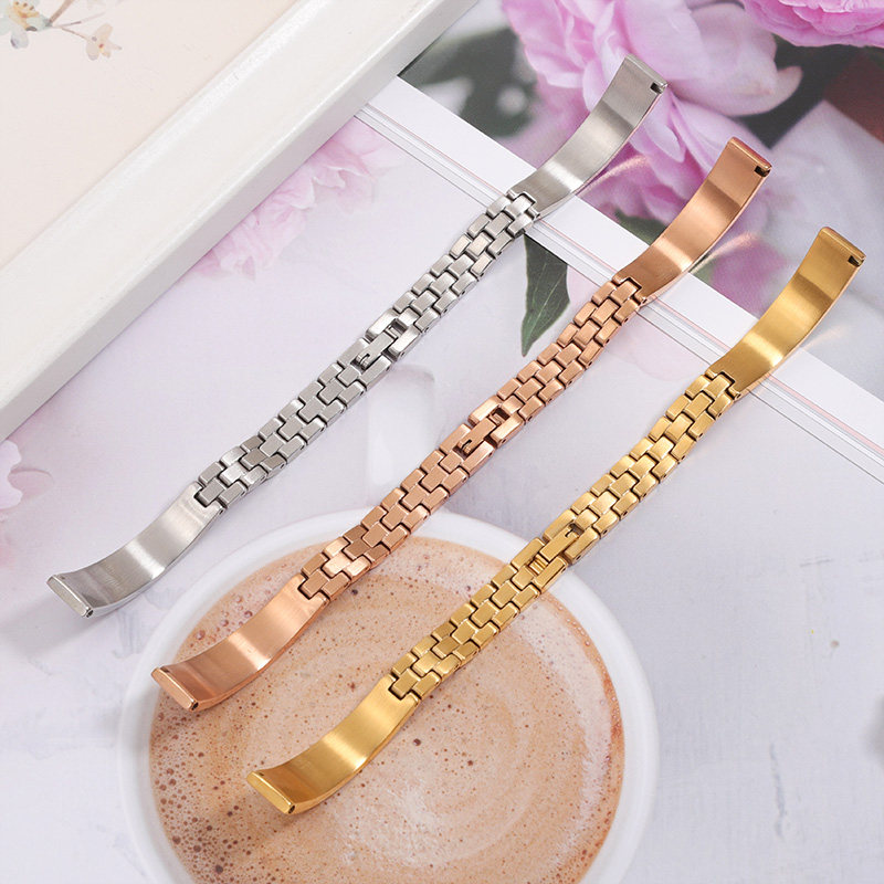 女士精钢浪琴ck卡西欧依波dw手表带 素铂配件