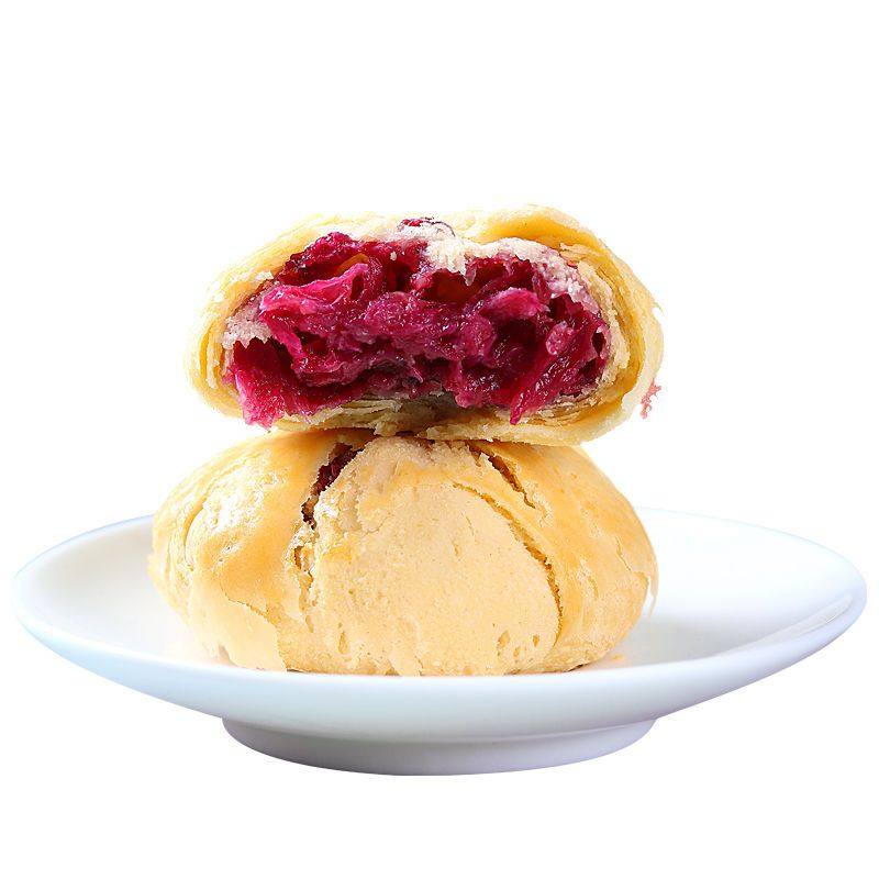 云南正宗清真零食鲜花饼无蔗糖玫瑰饼糖友孕妇解馋糕点心网红特产,淘宝优惠券,粉丝福利购,淘宝优惠卷