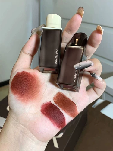 Коричневый янтарный блеск для губ, матовый бальзам для губ, помада, на каждый день, полупрозрачная растушевка