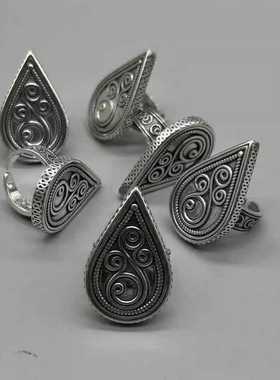 斯恩巴特纯手工戒指红色锆石时尚