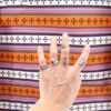 Inlaid open men's and women's rings Tibetan style retro