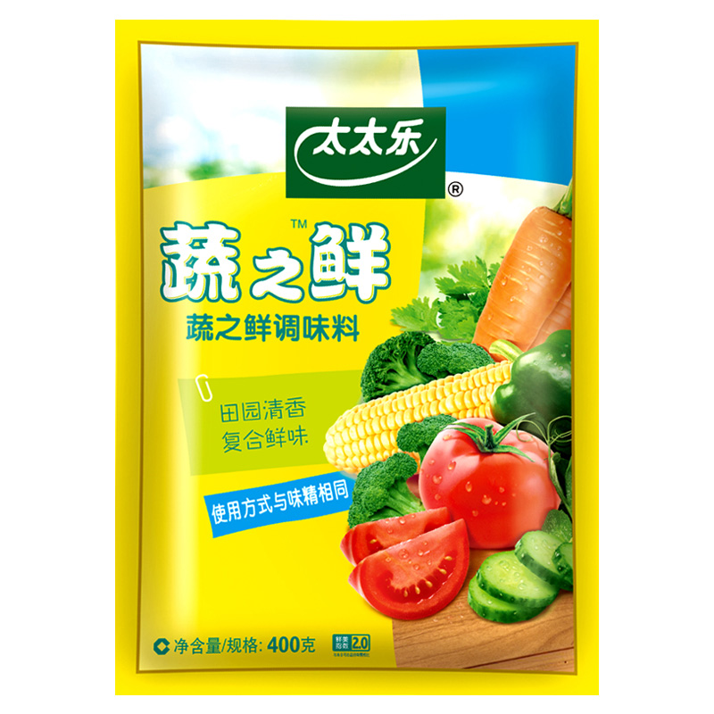 太太乐蔬之鲜400g装蔬菜素食煲汤提鲜代替味精家用厨房调味料包邮 - 图3