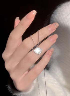 一贝子项链女高级感轻奢小众简约