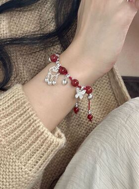 苗疆祥云铃铛编织手链女